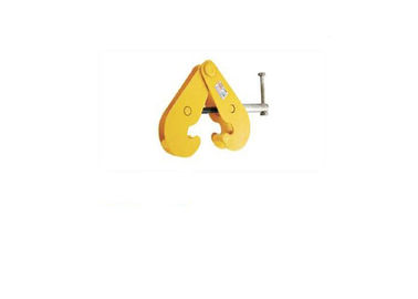Yellow Color Lifting Tools 1000kg - 10000kg Beam Clamp / Lifting Crane Hoisting Clamp