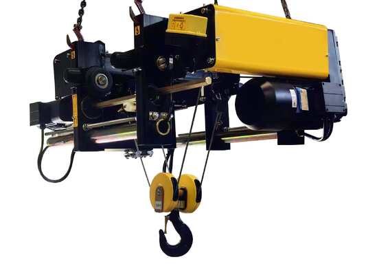 10ton Low Headroom Electric Wire Rope Hoist with Schneider Motor