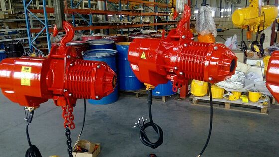 3t Material Lifting Electric Chain Hoist with 360-Degree Hook Rotation and Light Aluminum Alloy Shell