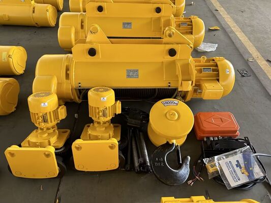 CD1 3 Ton Electric Wire Rope Hoist With Lifting Height 9m