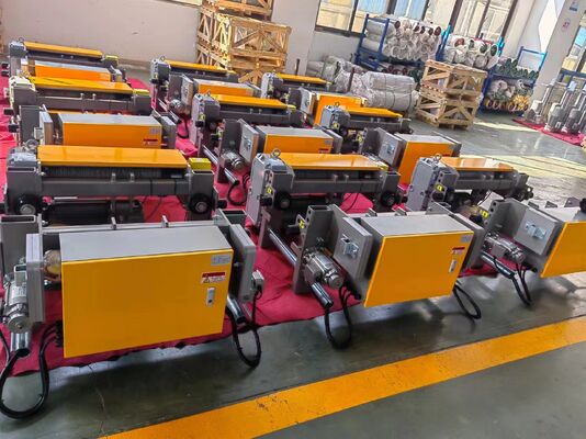 European Movable Single Girder Roof Traveling Overhead Bridge Crane Electric Hoist Motor Gear Wireless
