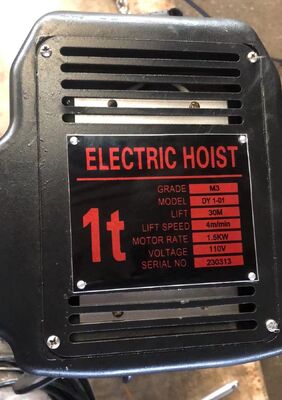 Elevador eléctrico de cadena de 380 V con longitud de cadena de 6 y 10 m y fuente de alimentación de 220 V a 690 V