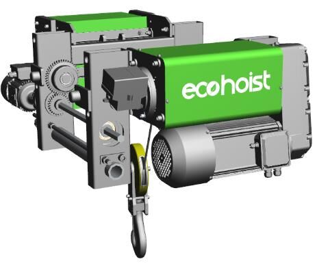 Tipo europeo del alzamiento de cuerda de alambre eléctrico con la velocidad de elevación variable 3.2T 5T 10T 16T 20T