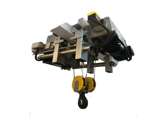 0.5 - capacidad 20t 3 alzamiento de elevación eléctrico de la cuerda de alambre del voltaje del control de la fase 380V 50Hz 48V